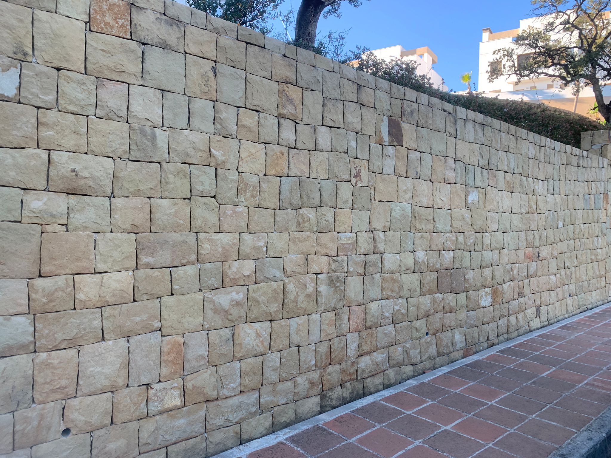 Piedra seca para muros en Málaga